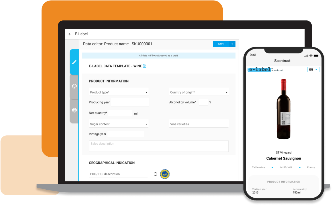 Scantrust e-label