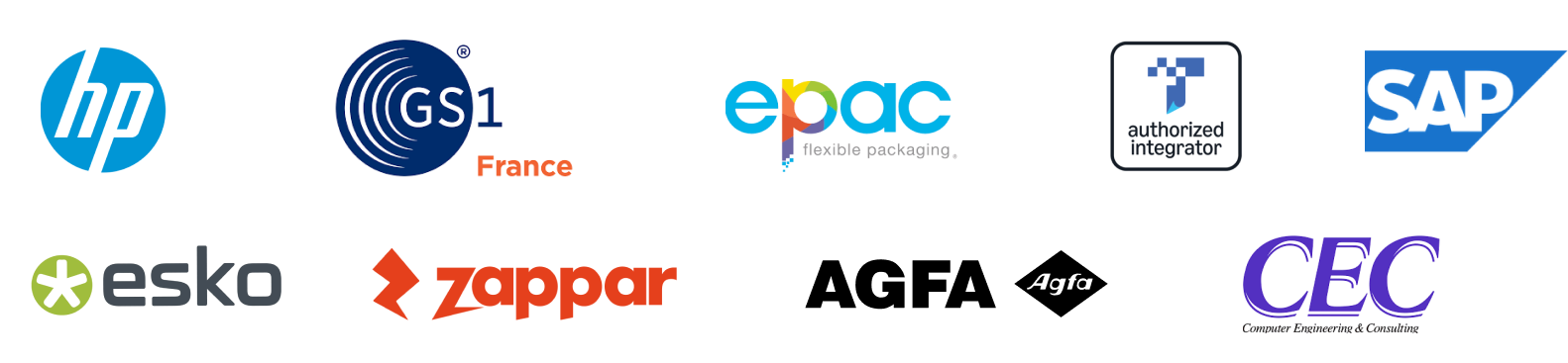 Scantrust solution partners logos