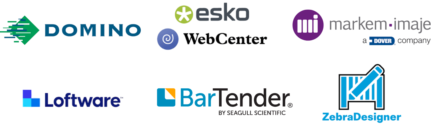 Scantrust Label & Prepress Software partner logos